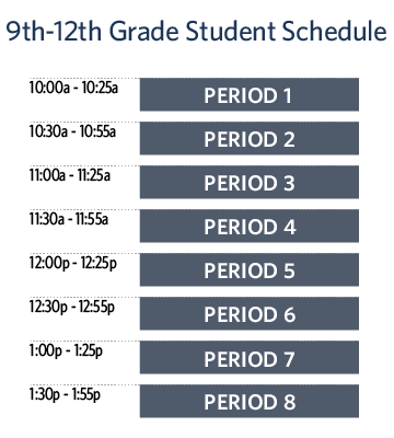 HS Schedule example k-5 schedule