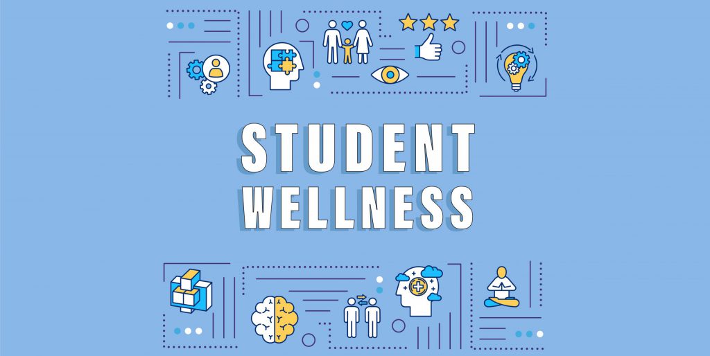 Student Wellness image for recourses over winter break.