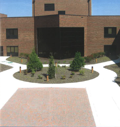 Our trees sure have grown since this first photo of the courtyard, taken in 2009.