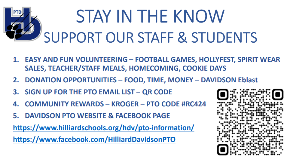 Hilliard Davidson PTO Hilliard Davidson High School