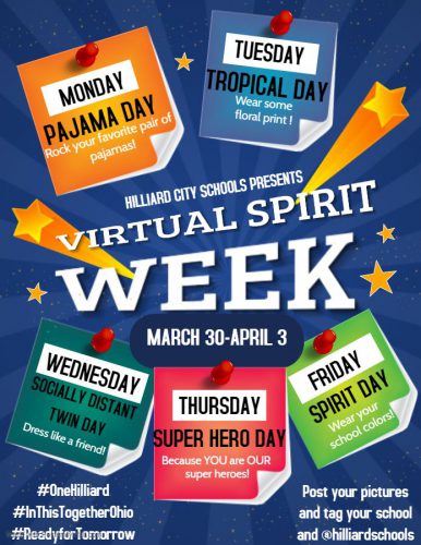 spirit week poster