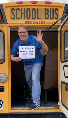 Bus driver Kevin Lilly