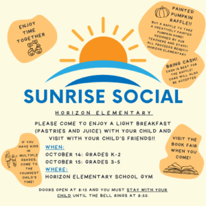 Sunrise Social Infographic. Details match the caption