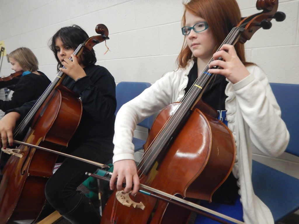 Students Playing Music