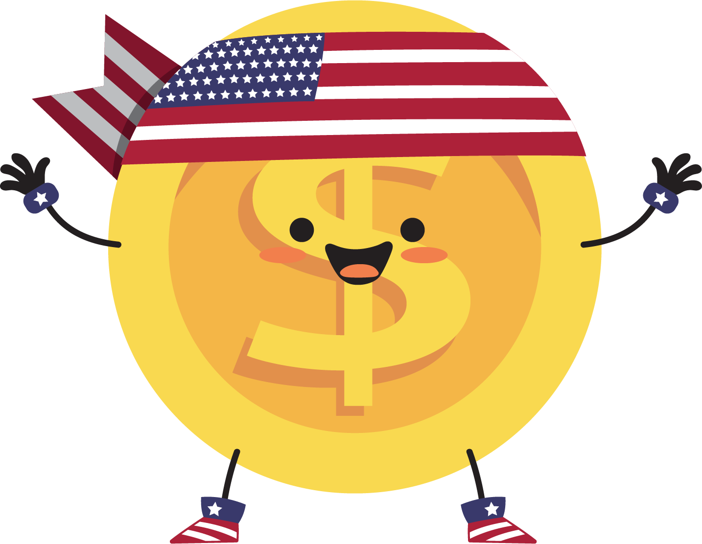 change Illustration of a coin