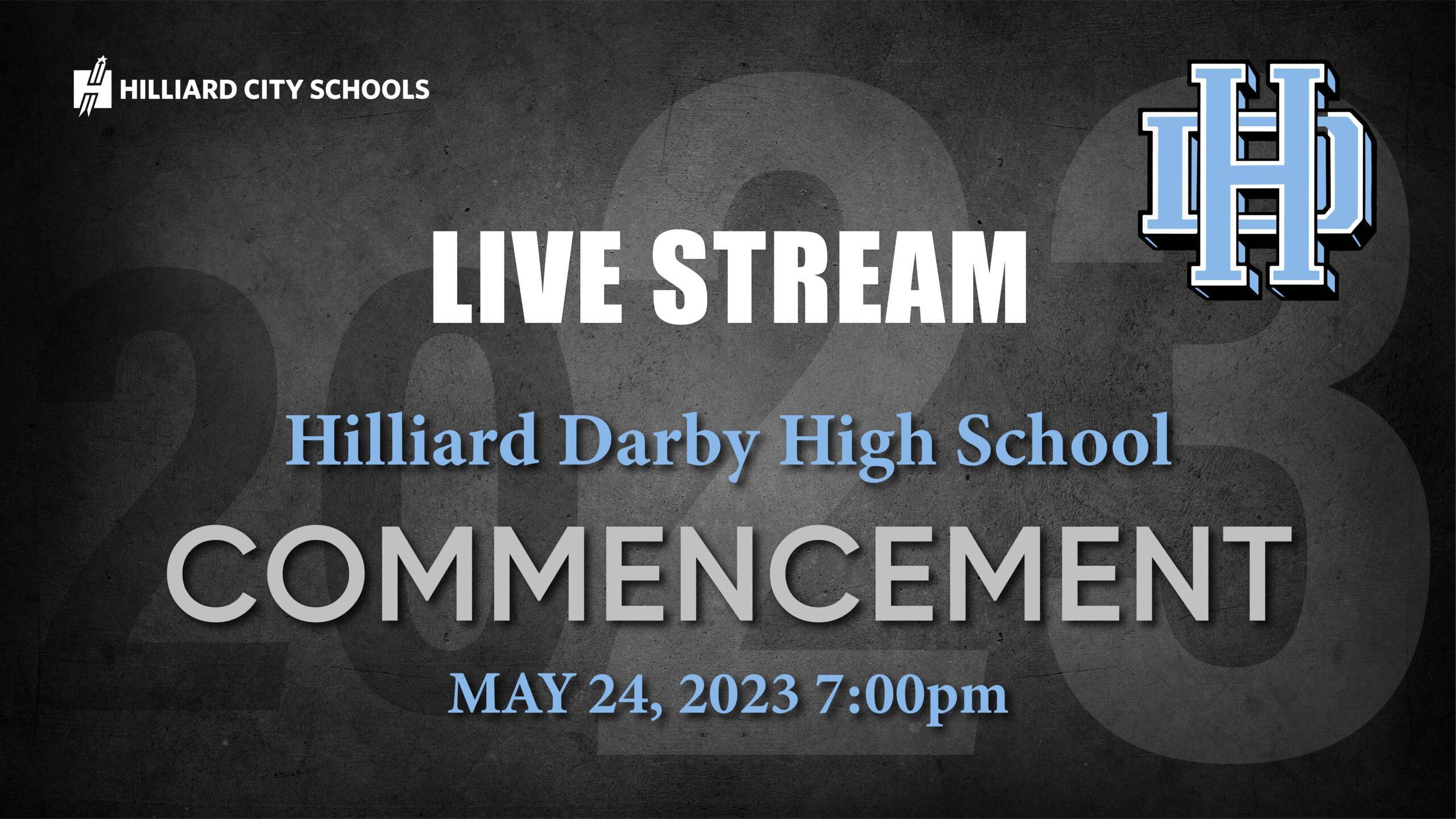 Live Stream Darby’s 2023 Commencement