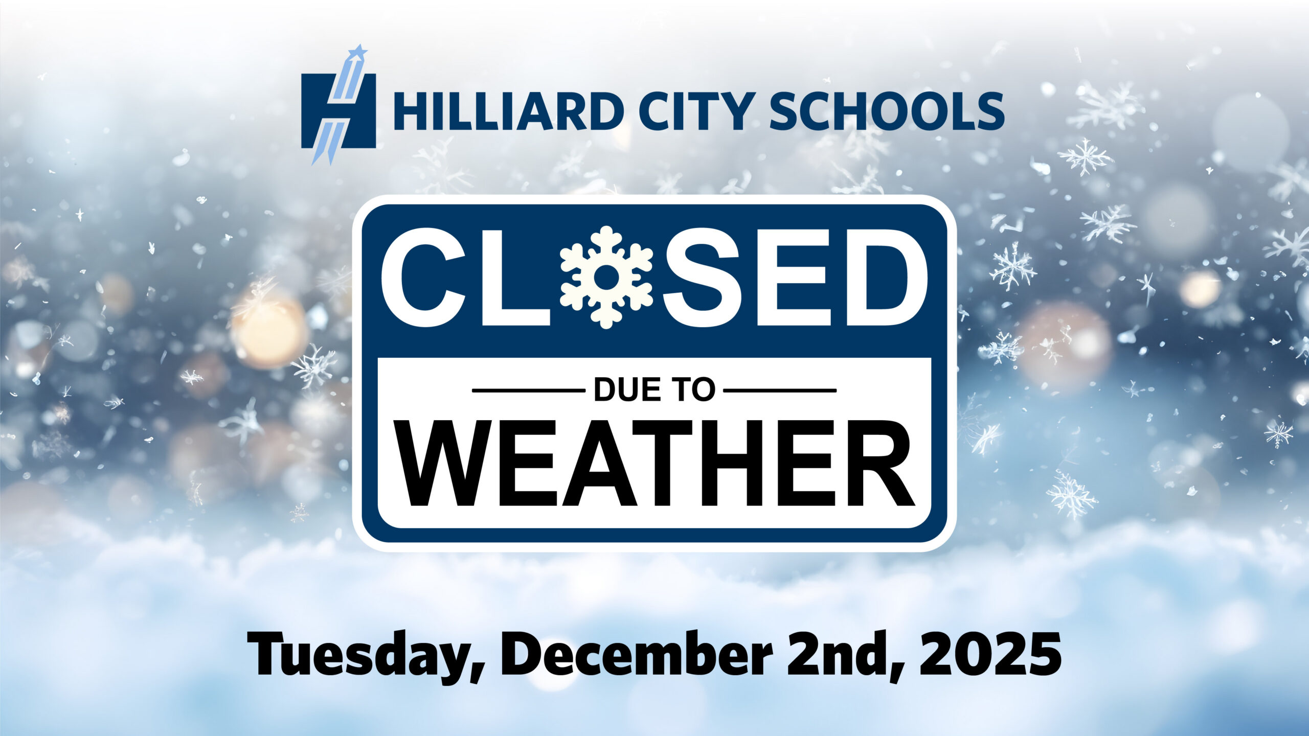 No School Tuesday, December 2, 2025