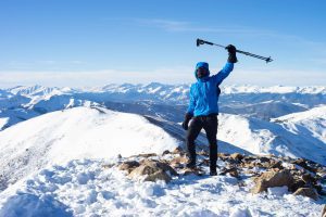 Justin Fuller on Mount Sniktau, CO.