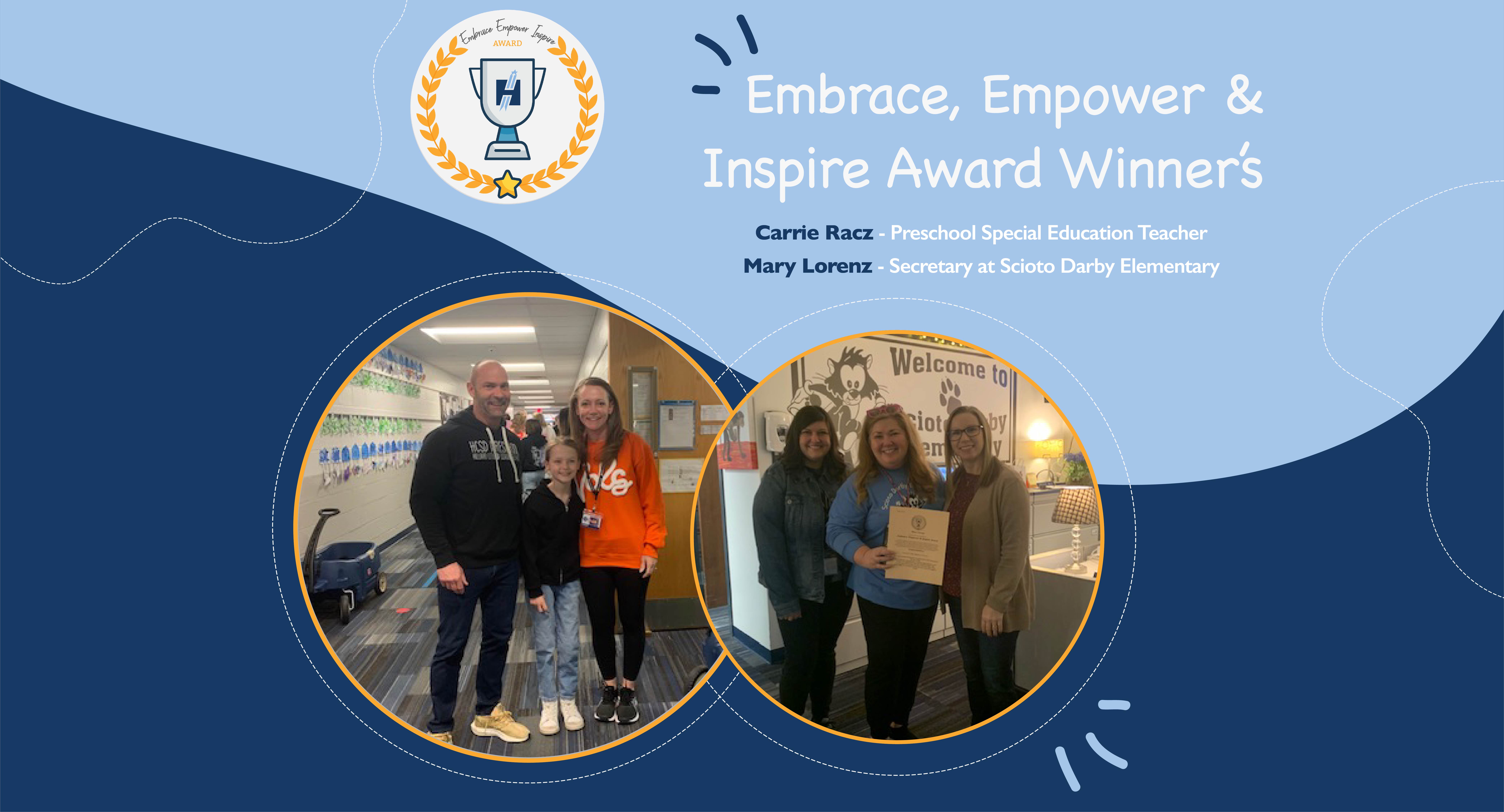 Recipients of the Embrace Empower and Inspire Award