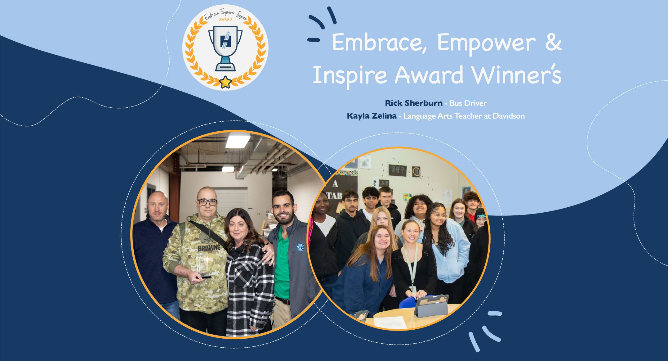 Recipients of the Embrace Empower and Inspire Award