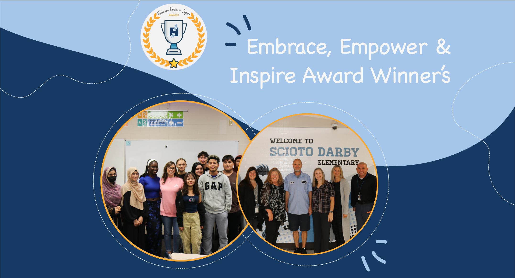 Recipients of the Embrace Empower and Inspire Award