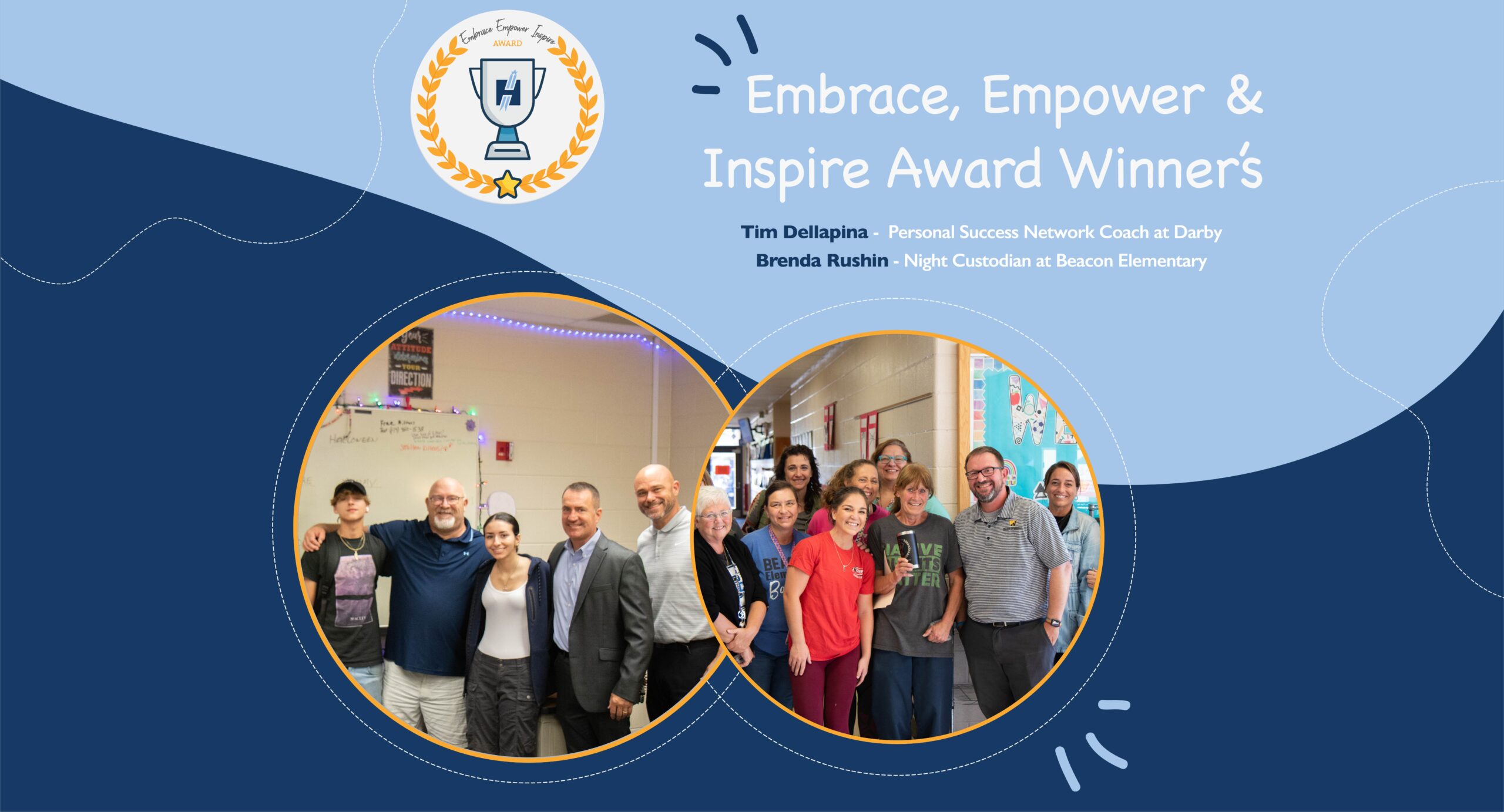Recipients of the Embrace Empower and Inspire Award