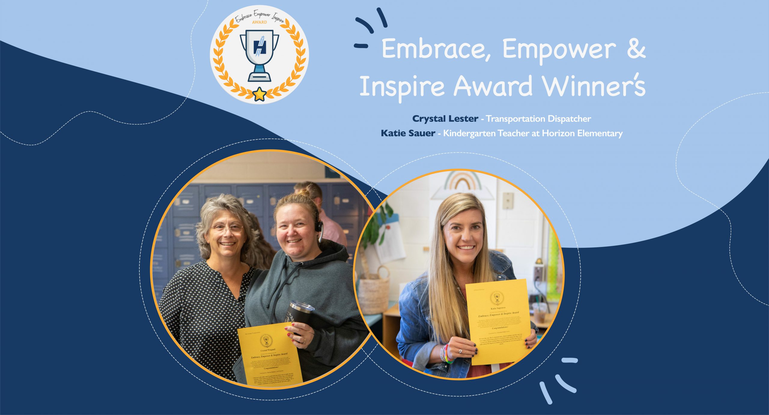 Recipients of the Embrace Empower & Inspire Award