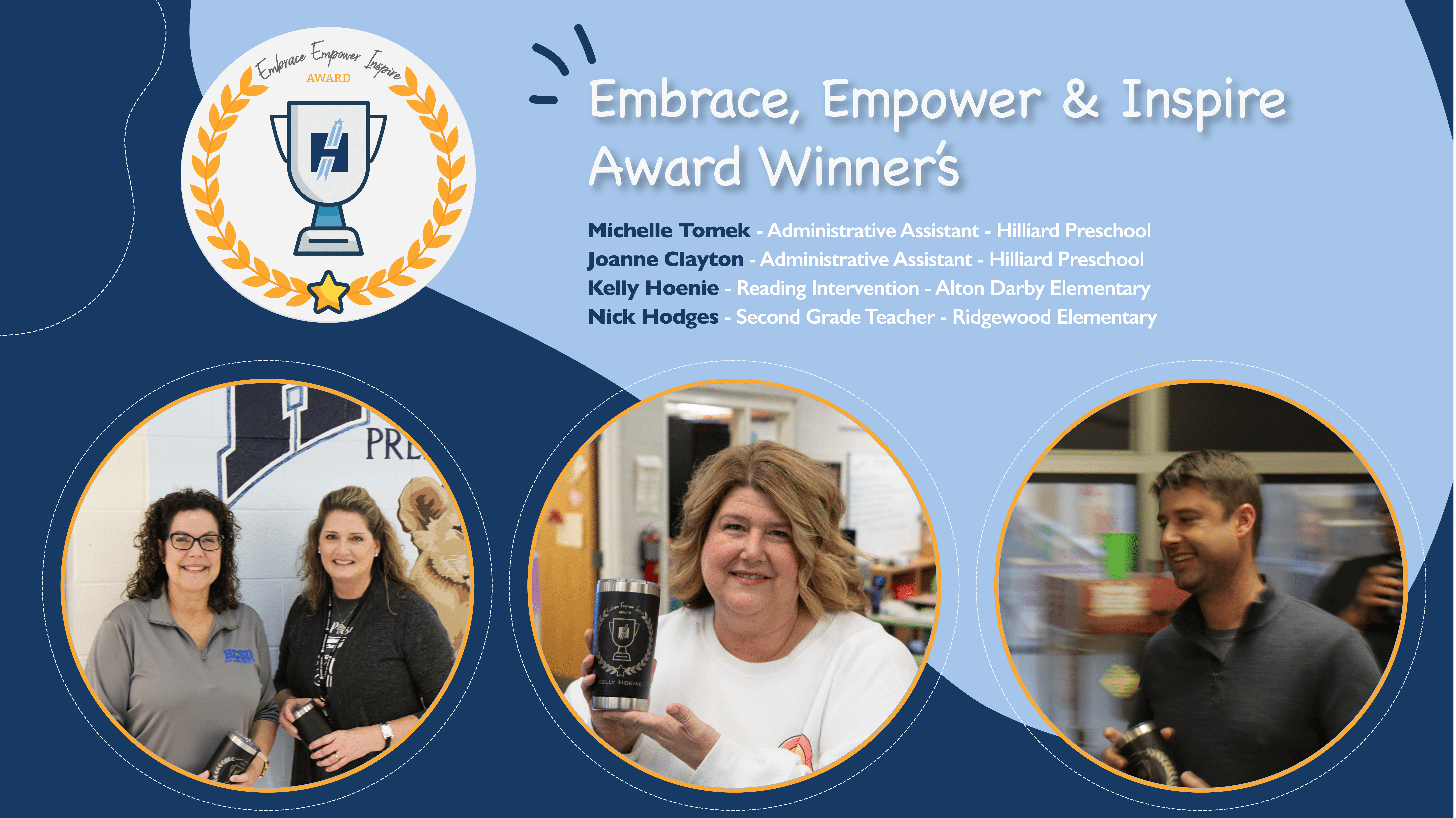 Winners of the Embrace, Empower & Inspire Award