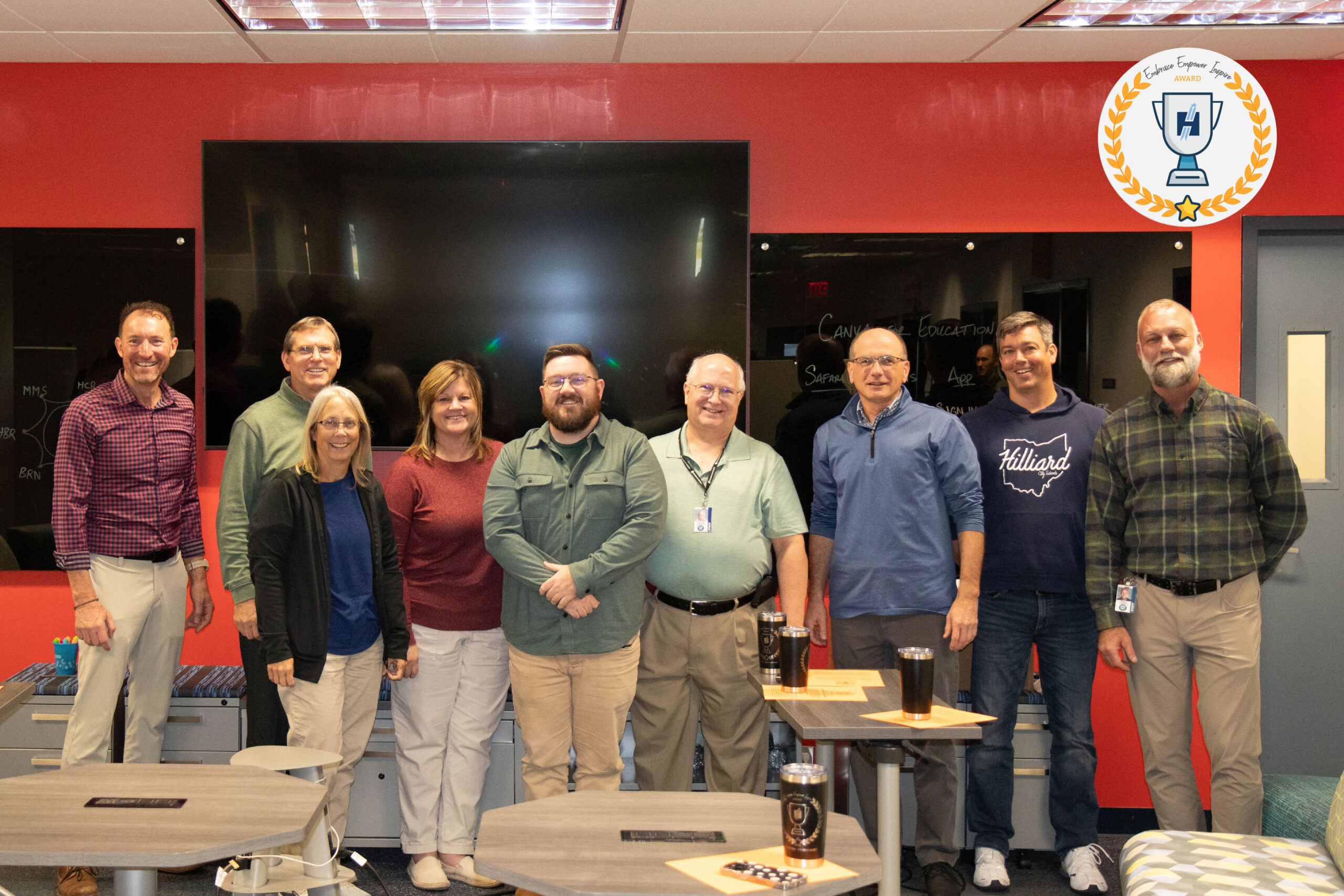 Recipients of the Embrace Empower and Inspire Award