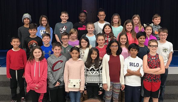 Students in the Spelling Bee