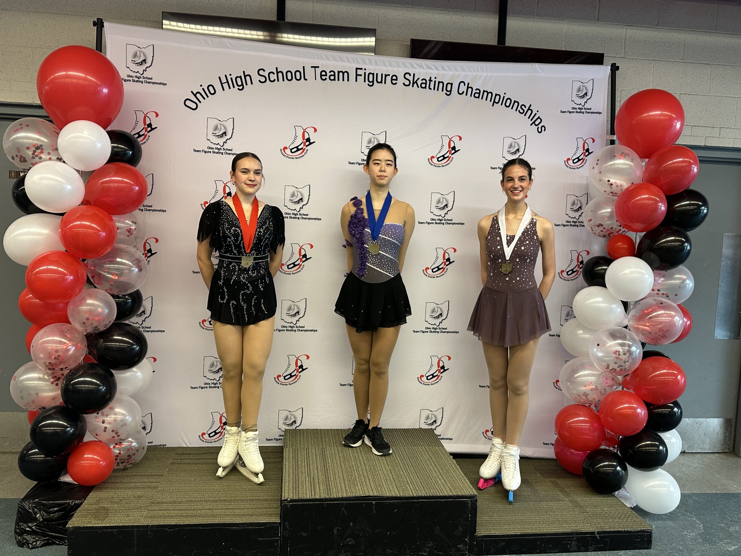 Davidson Student Earns Podium Finish at State Figure Skating Championship