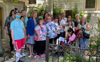 Bradley Life Skills Students Visit Governor’s Mansion