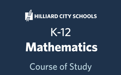 K-12 Math Course of Study Preview