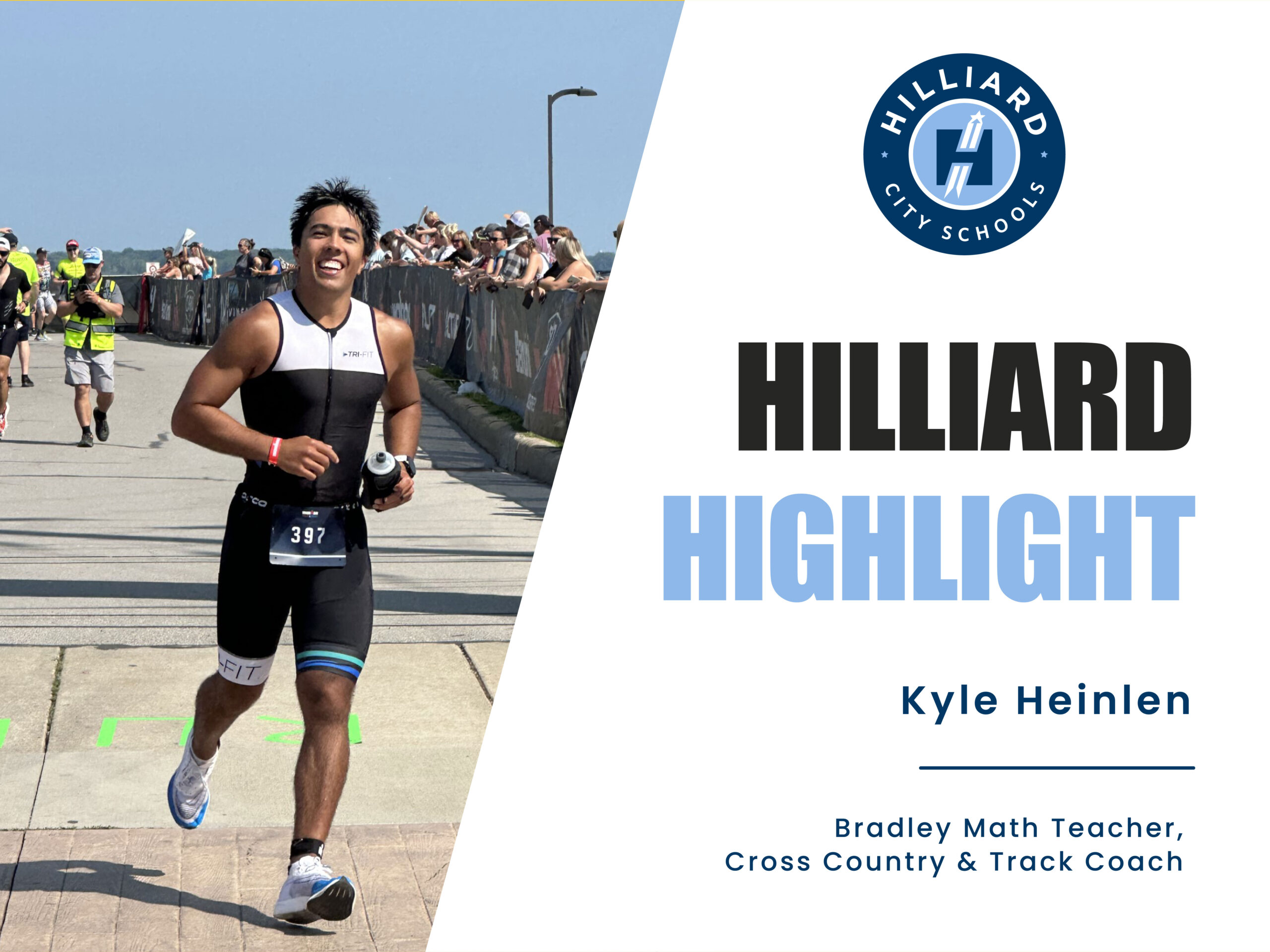 Hilliard Highlight – Kyle Heinlen (Math Teacher, Cross Country & Track Coach)
