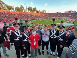 Former Hilliard Students marching in OSU band 